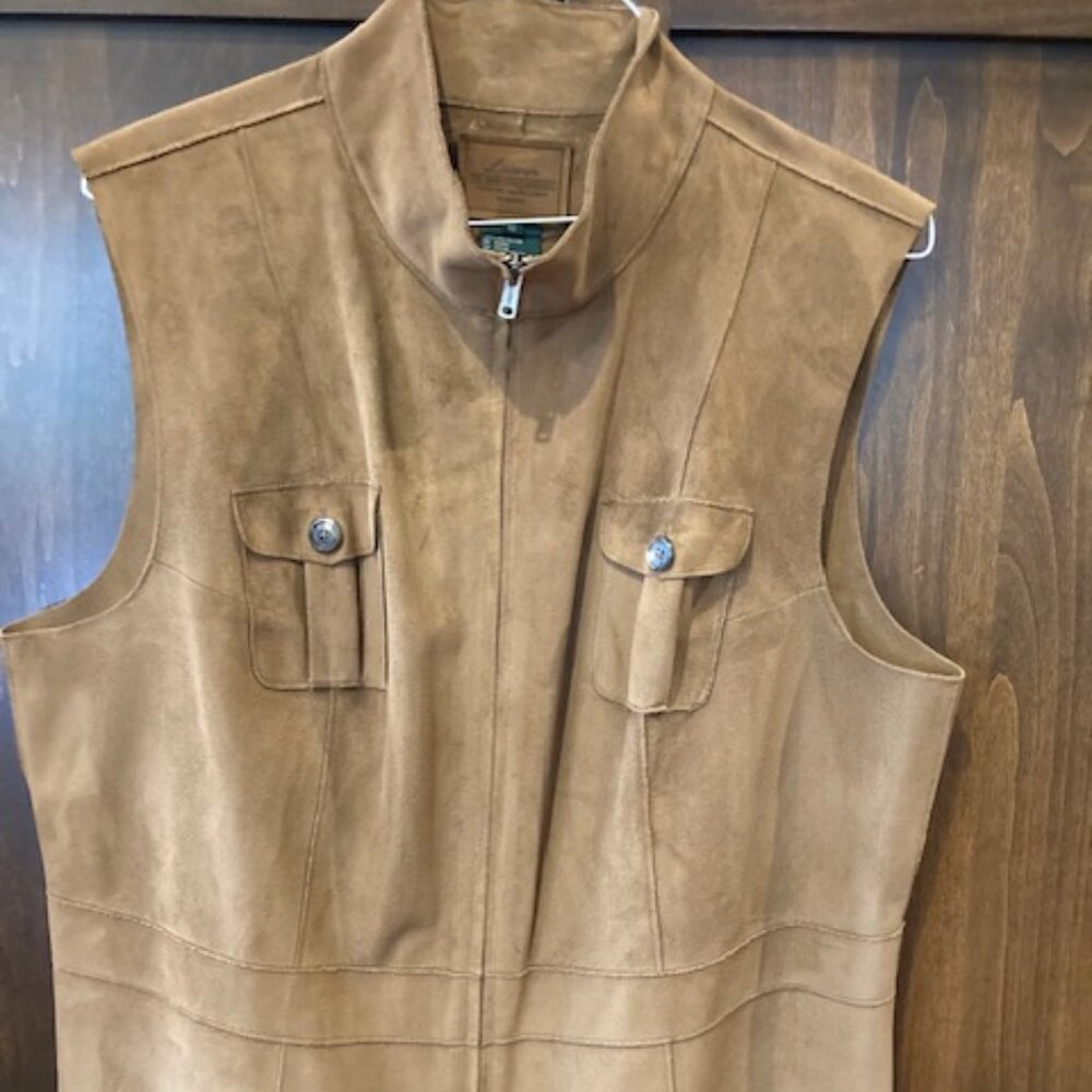 Ralph Lauren Faux Suede Vest